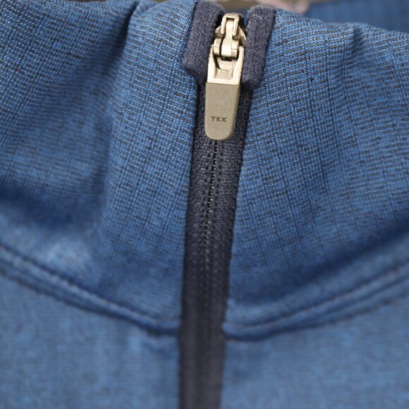 Patagonia Shirt Men's 2XL Capilene Baselayer Midweight Zip Neck Long Sleeve Blue - Picture 3 of 13